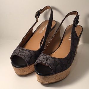 COACH SIGNATURE FERRY WEDGE